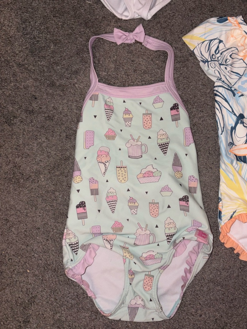 Luxury Girls Size 4 Swimsuit Bundle (4 Pieces) – Little Peixoto + RuffleButts ✨ - Picture 5 of 5